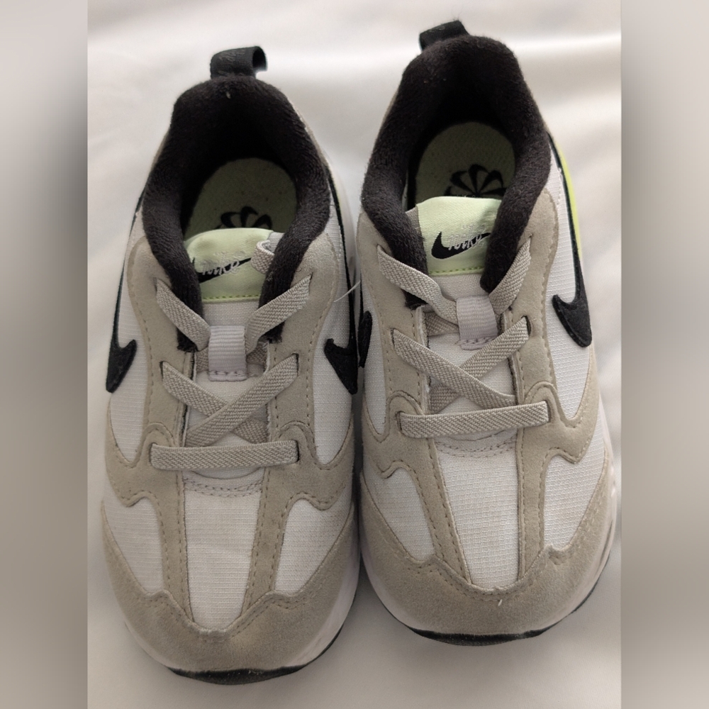 Nike Kids' White and Gray Sneakers